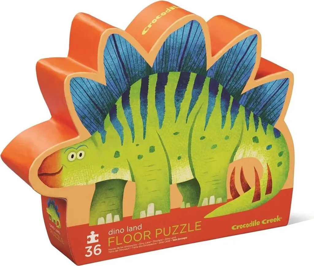 Crocodile Creek Puzzle Dino Land 36 pièces - Jeu éducatif pour enfant