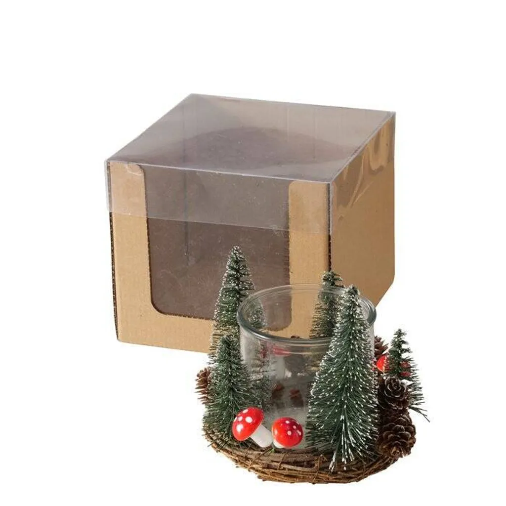 Chandelier de Noël FAIRYTALE 13,9 cm - Support Bougie Déco de Fête