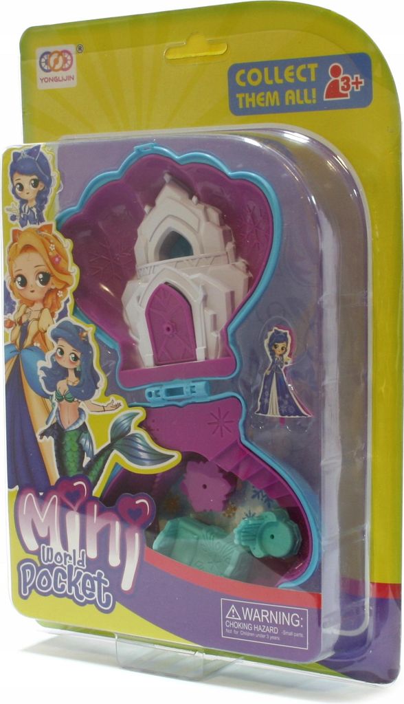 Mini Prinzessin Spielset Muschel Schloss Taschenspielzeug Figuren Set Mädchen Geschenk