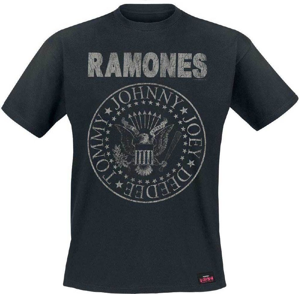 Ramones Seal Hey Ho Black 2XL T-Shirt
