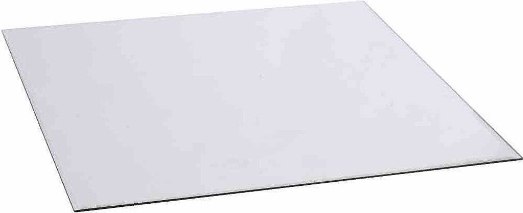 FireFix Bodenplatte Glas 100 x 100 cm Quadra Funkenschutzplatte