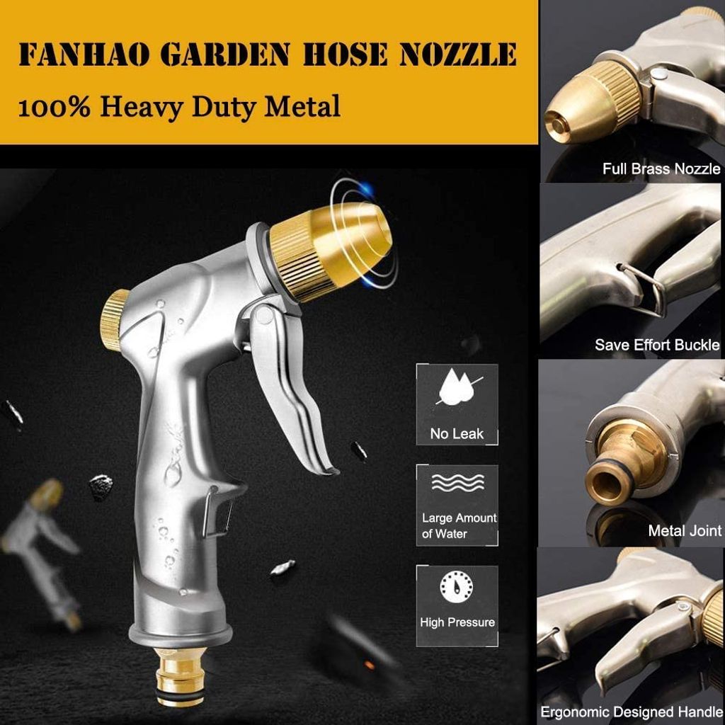 FANHAO Garten Handbrause Hochdruck Produktbild 3