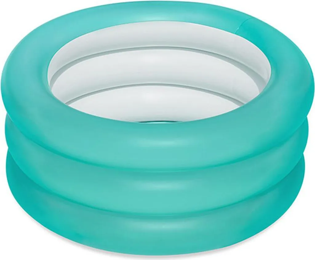 Piscine Gonflable pour Bébé et Enfant Petit Bassin de Jardin 3 Anneaux