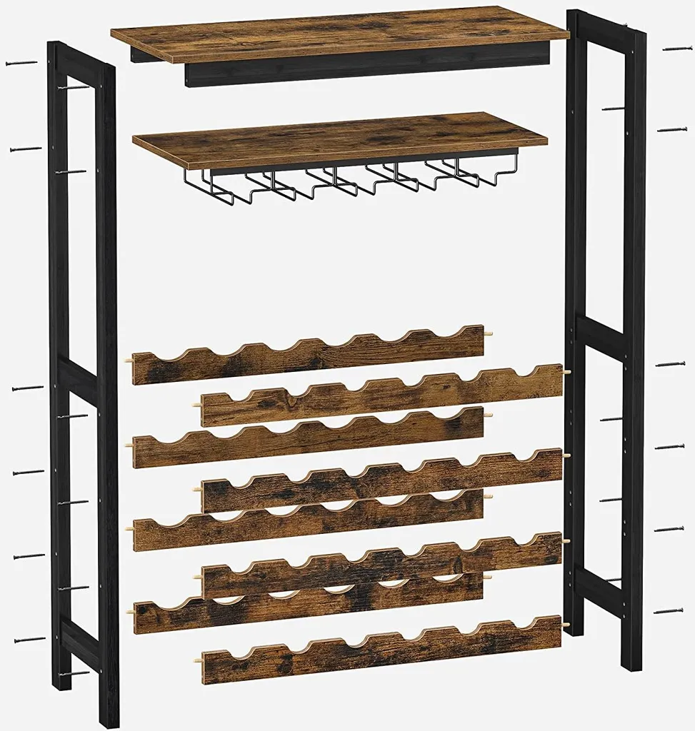 Organisateur de vin industriel : gagnez de la place avec porte-verres