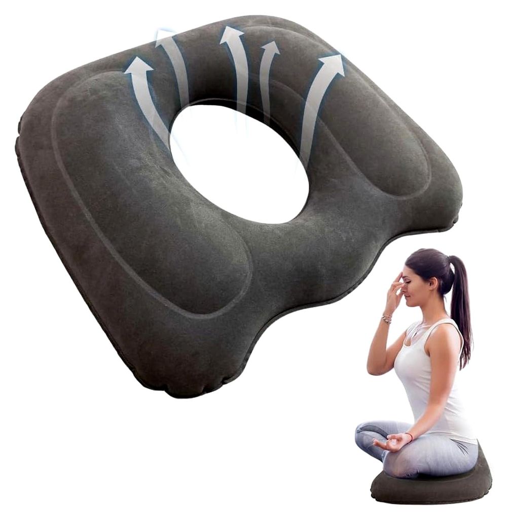 Aufblasbares Donut-Kissen, Orthopädisches Sitzkissen, Ergonomisches Ringkissen