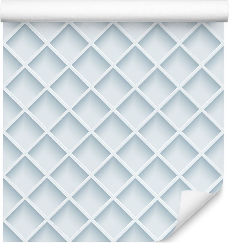 10m VLIES TAPETE Rolle GEOMETRISCHE Quadrate 3D Effekt 6424 Produktbild 
