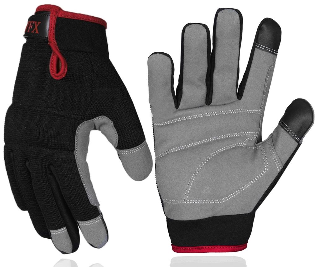 Touchscreen-Arbeitshandschuhe, 1 Paar multifunktionale Sicherheitsarbeitshandschuhe, Bauhandschuhe, Gartenhandschuhe, Mechaniker-Arbeitshandschuhe ...