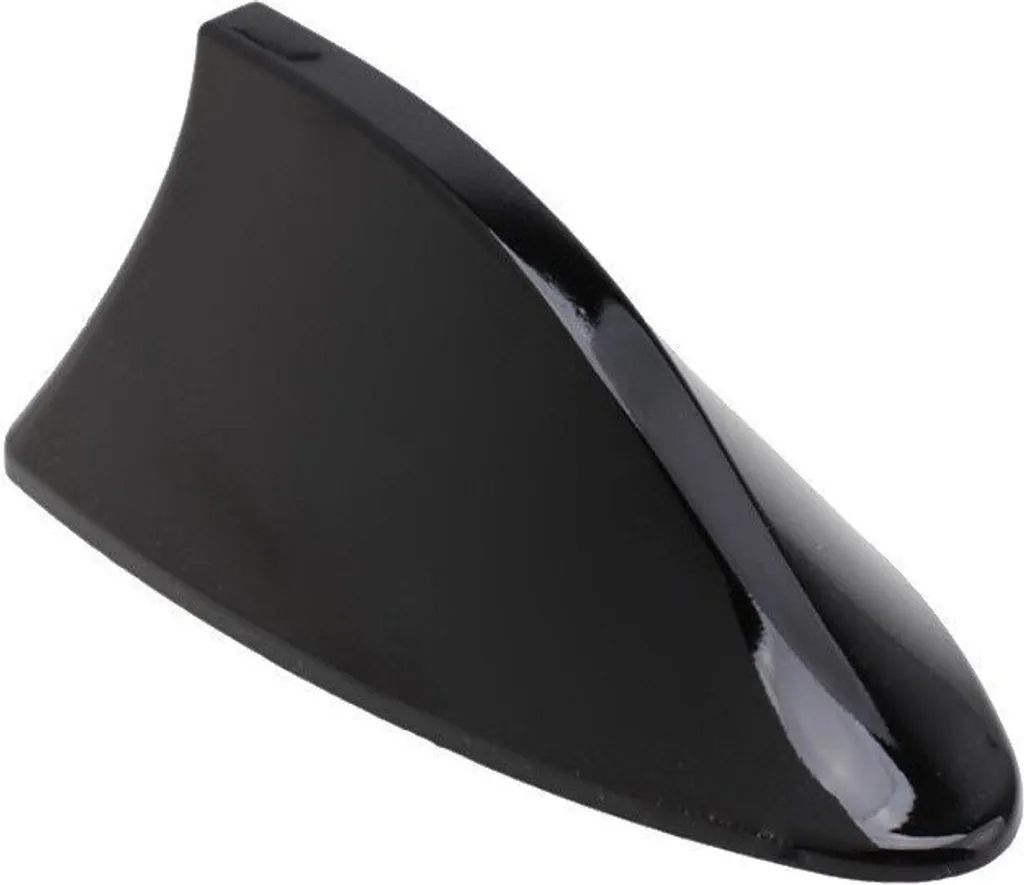 Antenne Requin Voiture Noir avec Récepteur FM Intégré et Fixation 3M