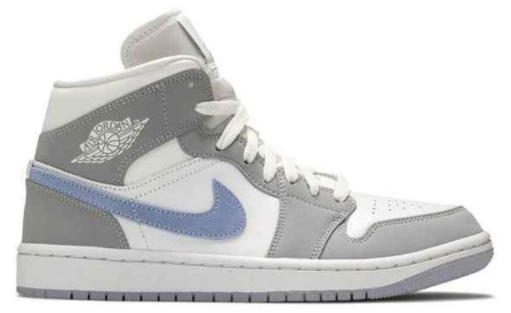 Air Jordan 1 Mid Wolf Grey Aluminum - EU: 44.5