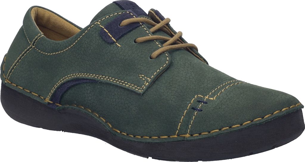 Josef Seibel Fergey 41 Damenschuhe Schnürschuhe Grün Freizeit, Schuhgröße:36 EU