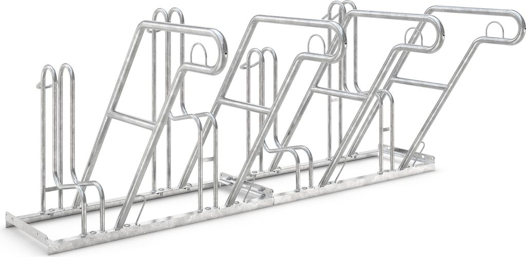 Fahrradständer mit Anlehnbügel 4604 XBF | 4 Räder einseitig | RA 500mm