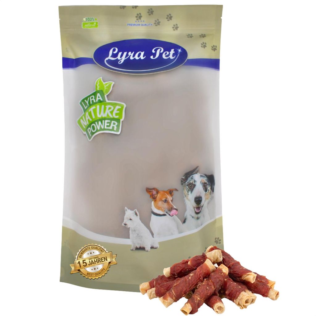 1 kg Lyra Pet® Kaurollen mit Entenbrust natur Produktbild 