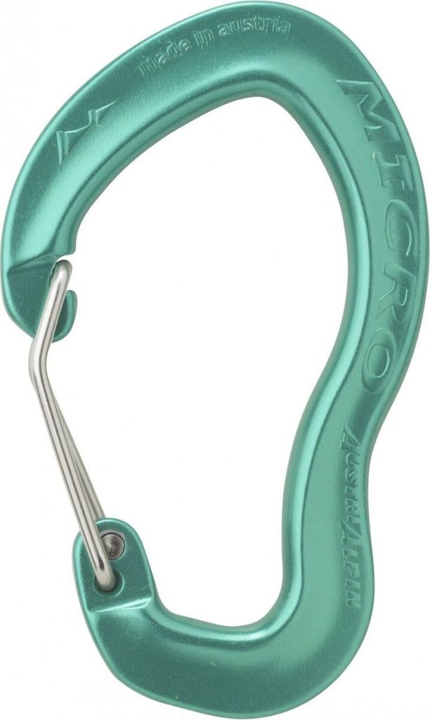 AustriAlpin - Micro Wire (Drahtbügelkarabiner),grün eloxiert