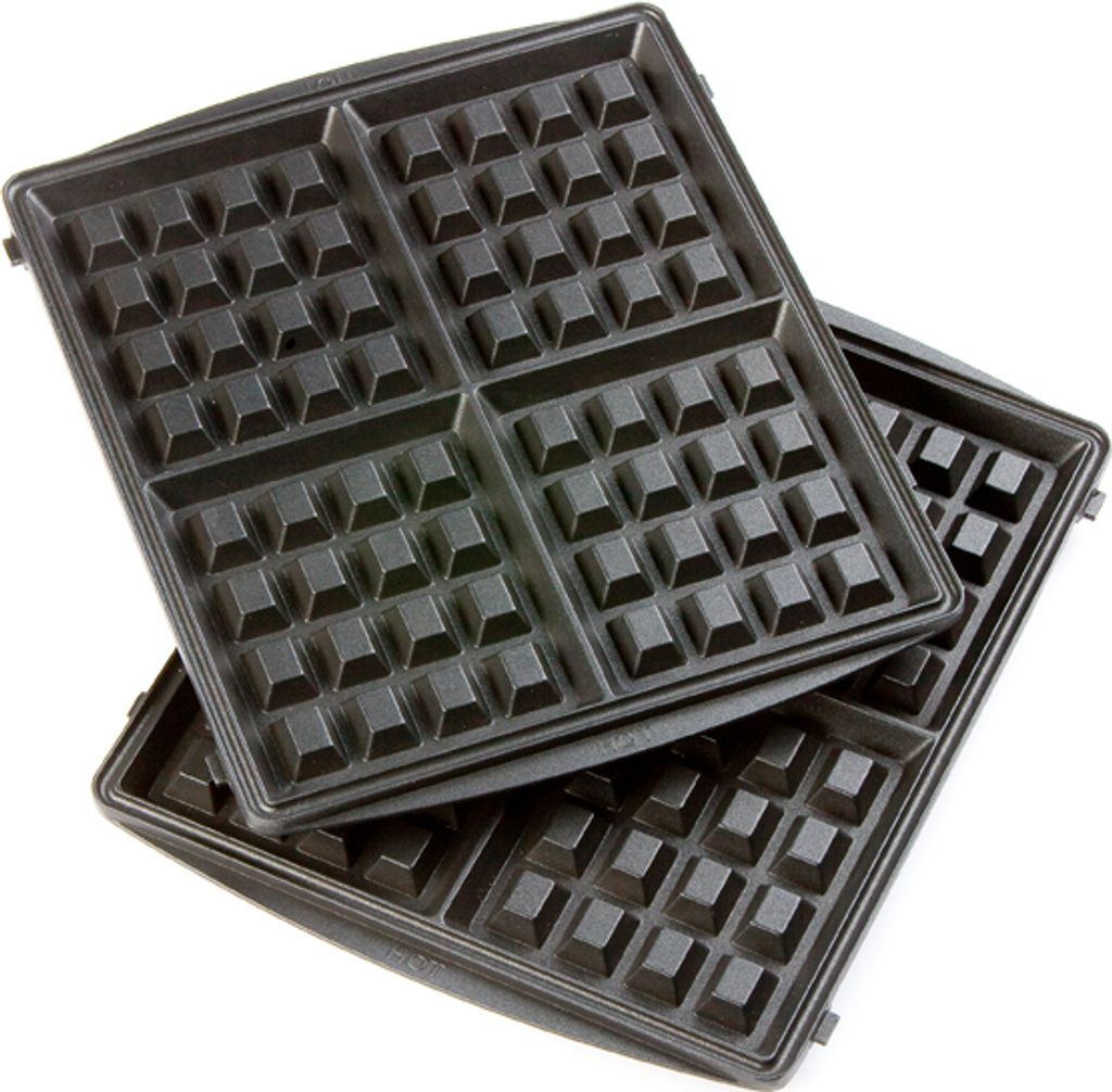 Plaques de cuisson de remplacement - 4 x gaufres - DOMO Image du produit 