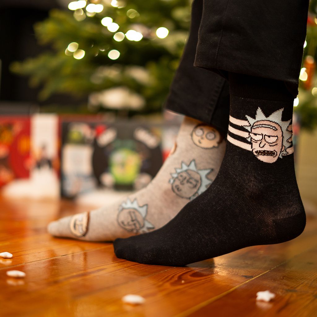 Adventskalender socken Rick & Morty Lustige Herrensocken Produktbild 5