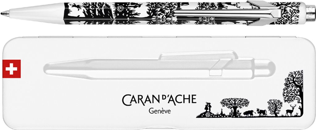 Caran d-Ache 849.754, Clip, Clip-on-Einziehkugelschreiber, Produktbild 