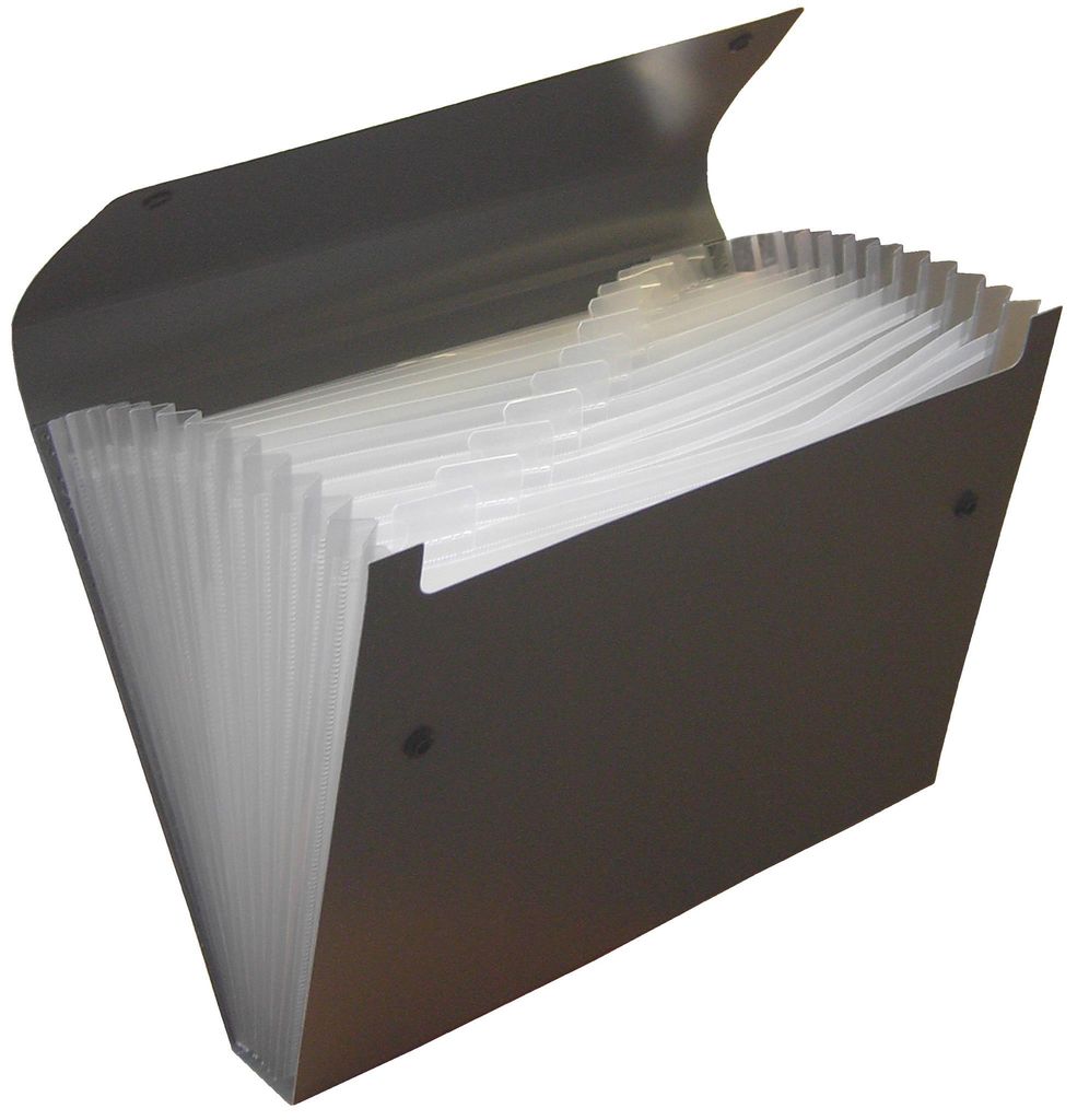 Pentel Dokumentenmappe Organiser A4 sw Recycling-Material Produktbild 
