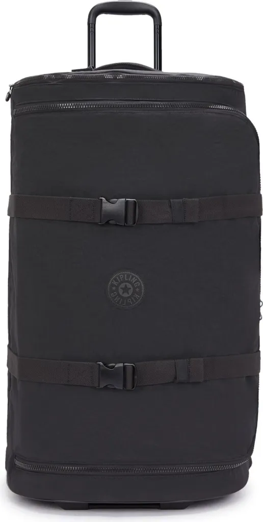 Valise Aviana L Noir Rigide avec 4 Roues Silencieuses - Confort de Route