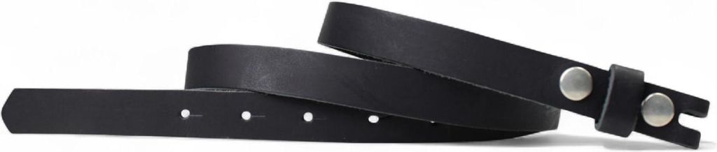 FRONHOFER Wechselgürtel 2,5 cm, Gürtel ohne Schnalle, Gürtel mit Druckknopf