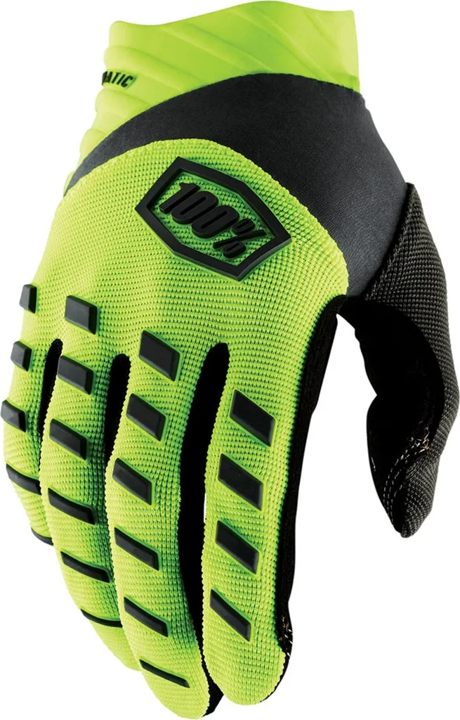 Gants VTT 100% Airmatic S Jaune Fluo : Fini les Mains qui Glissent