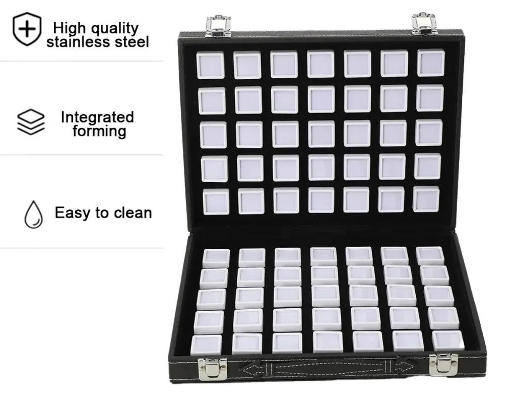 Boîte de rangement bijoux portable - Format compact ABS - Série Nomade S - 10