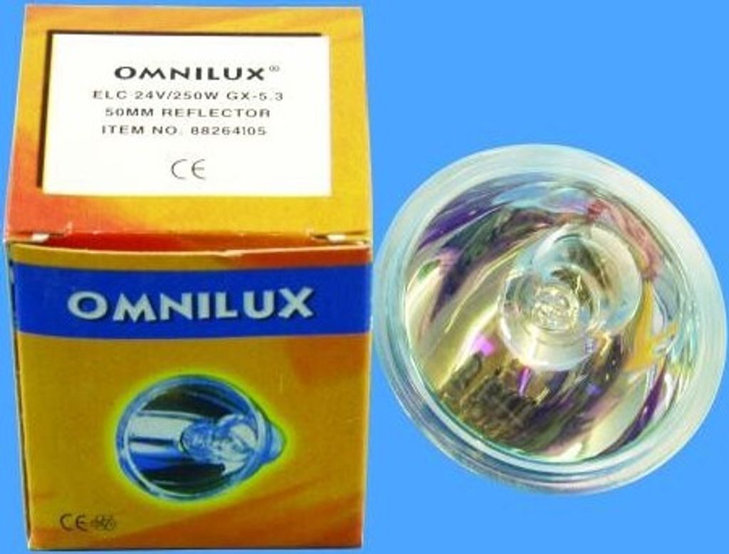 OMNILUX ELC 24V/250W GX-5,3 500h 50mm Ref Produktbild 