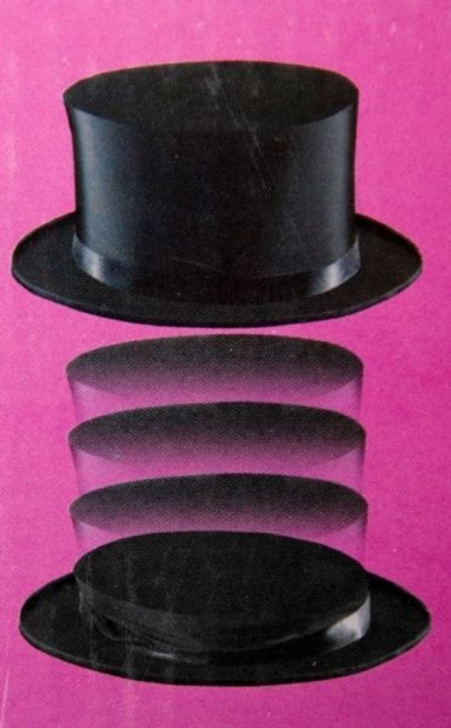 Klappzylinder Chapeau Claque schwarz Größe 59 Produktbild 
