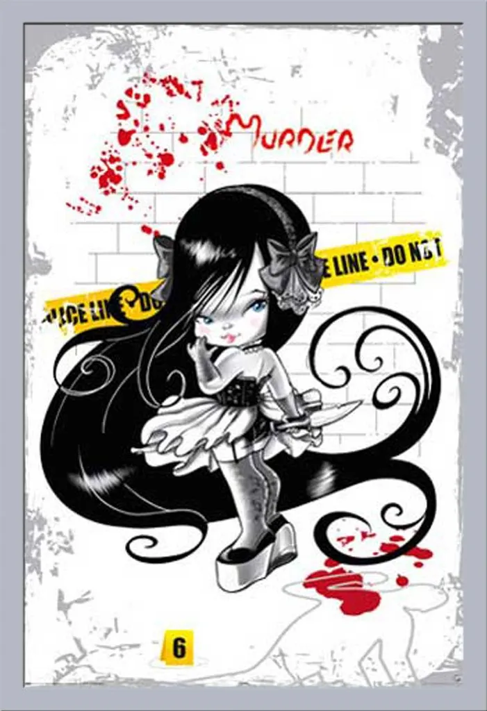 Poster Artistico Fox Maya Police Line + Cornice Shinsuke Argento 61x91,5