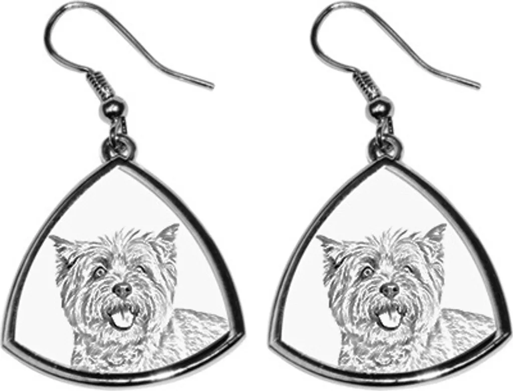 Cairn Terrier Jewelry: Orecchini Iconici Art-Dog per Pet Lovers