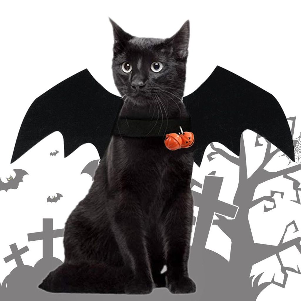 Halloween Plstený netopier Ľahký kostým pre domácich Obrázok produktu 
