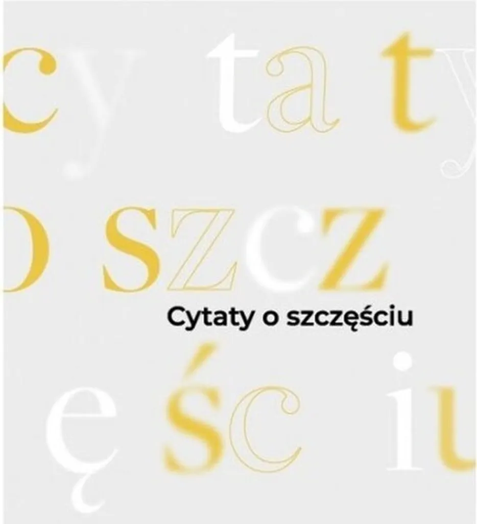 Cytaty O Szczęściu Magdalena Pawlak Livre en Polonais Format Broché