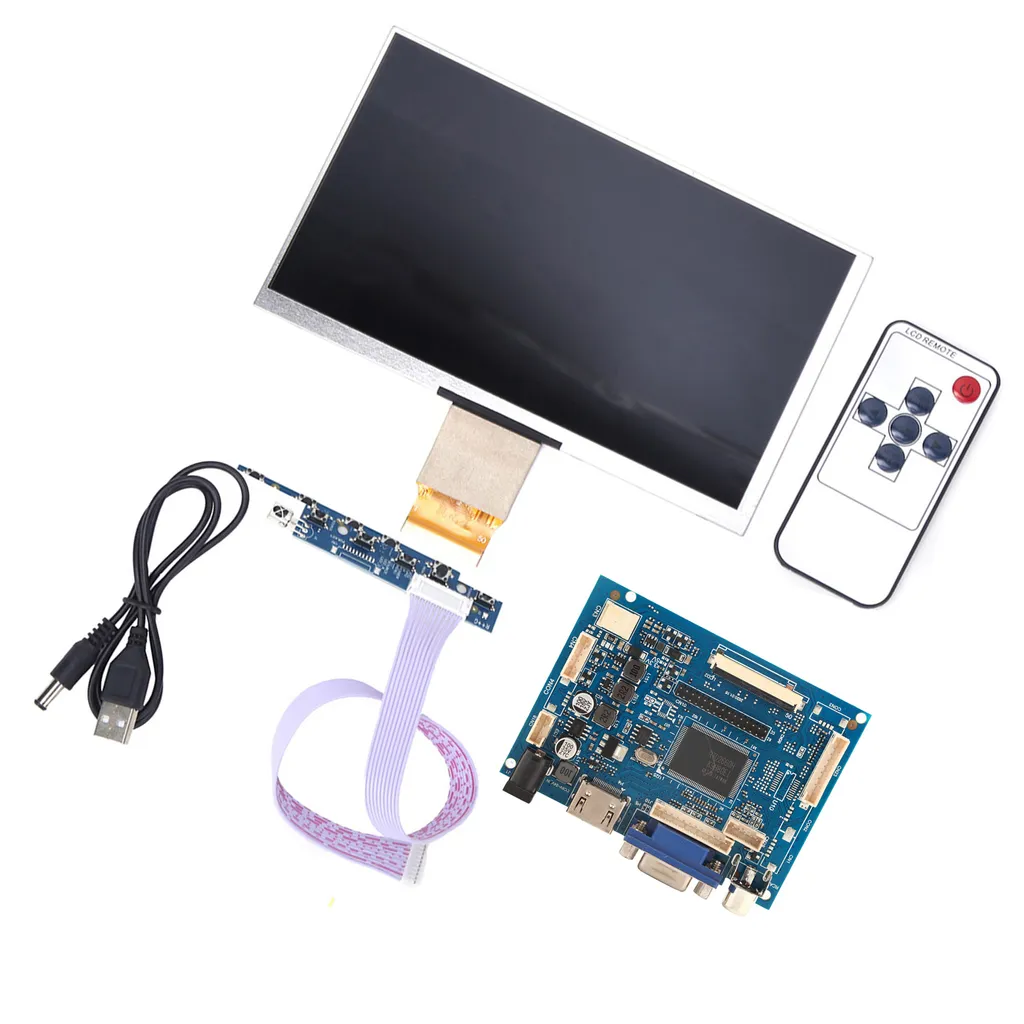 Module d'affichage LCD TFT 7 pouces avec carte pilote contrôleur HDMI