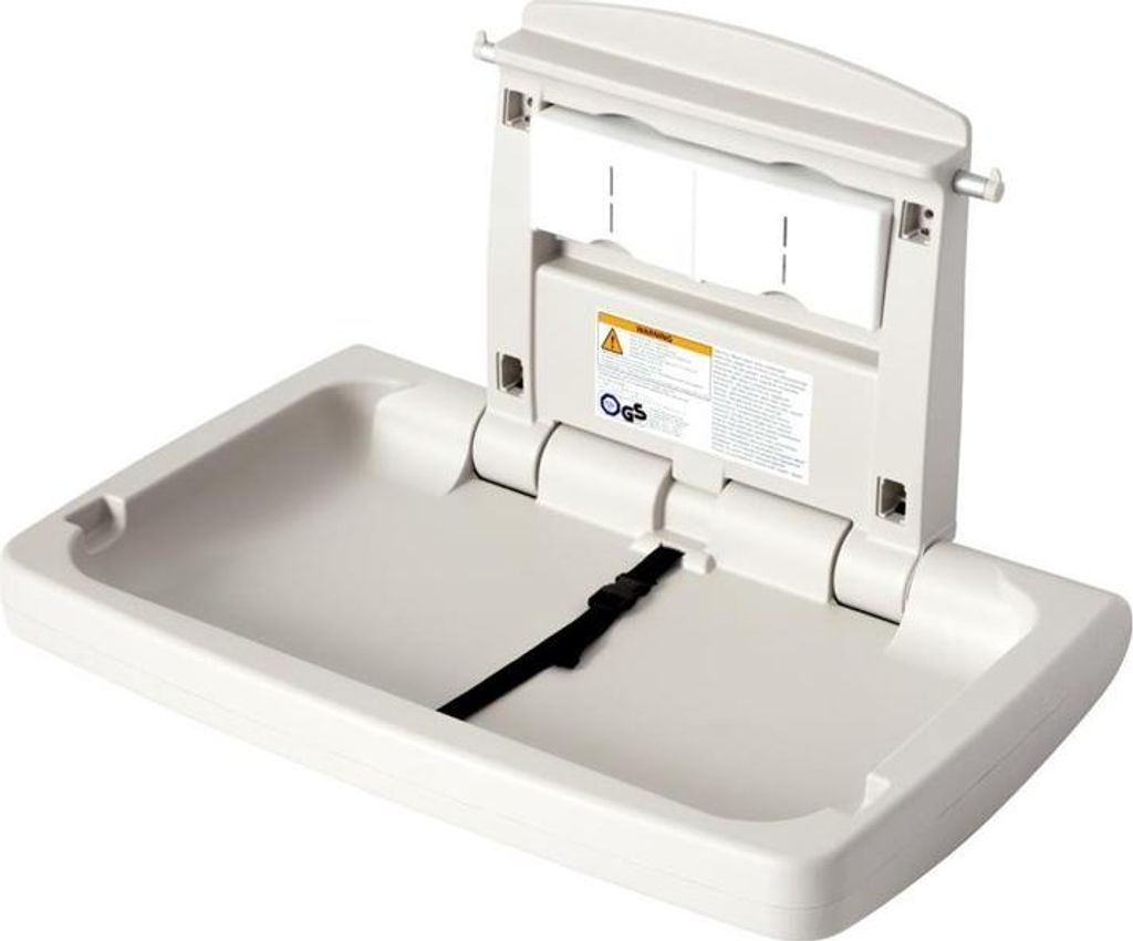 Poste à langer - Modèle horizontal, Rubbermaid - Gris Image du produit 
