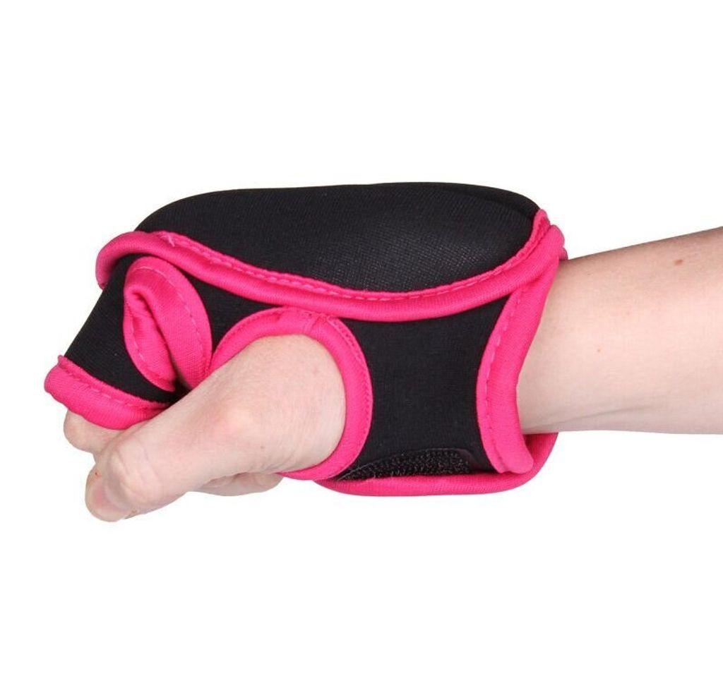 Piloxing Handschuhe schwarz-rosa Laufhandschuhe