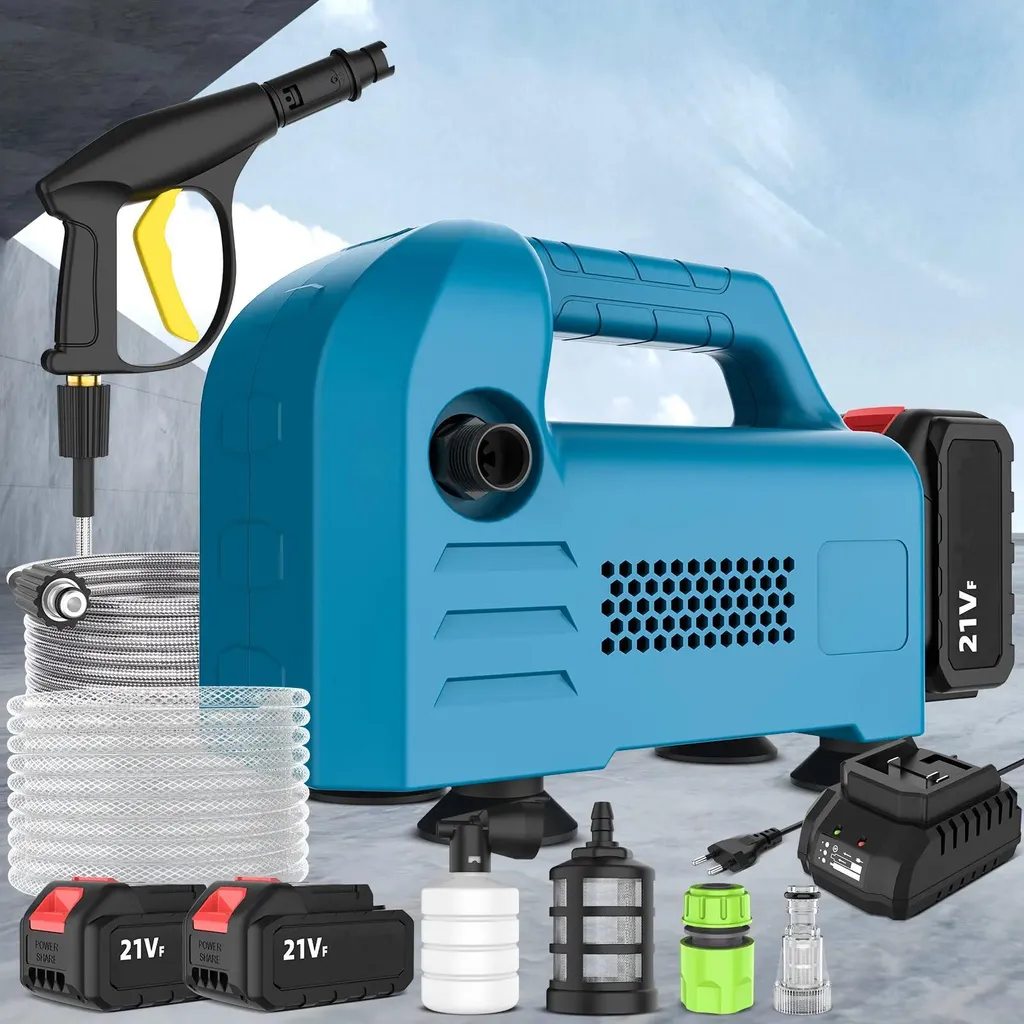 Nettoyeur Haute Pression pour Lavage Auto et Jardin - Sans Fil 21V