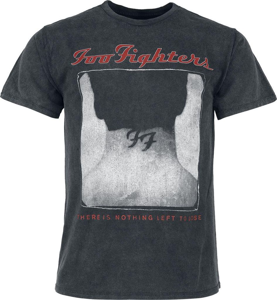 Foo Fighters T-Shirt Herren 2000 Tour schwarz Band-Merch, Bands 100% Baumwolle L