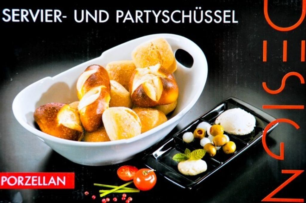 Servier und Partyschüssel