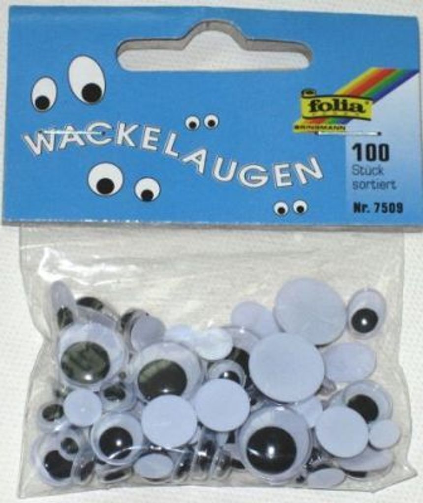 Happy Kidz Wackelaugen Set 100 Stück 21406196018 Produktbild 