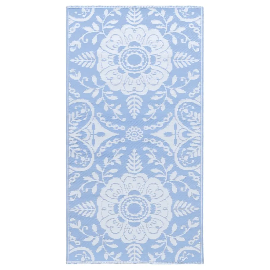 vidaXL Tappeto ARAKIL Blu 80x150 cm - Tappeto per Aperitivo in Giardino