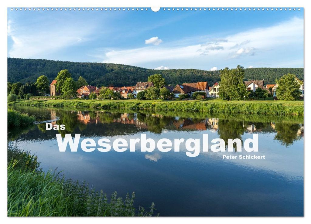 Das Weserbergland (Wandkalender 2027 DIN A2 quer), CALVENDO Monatskalender