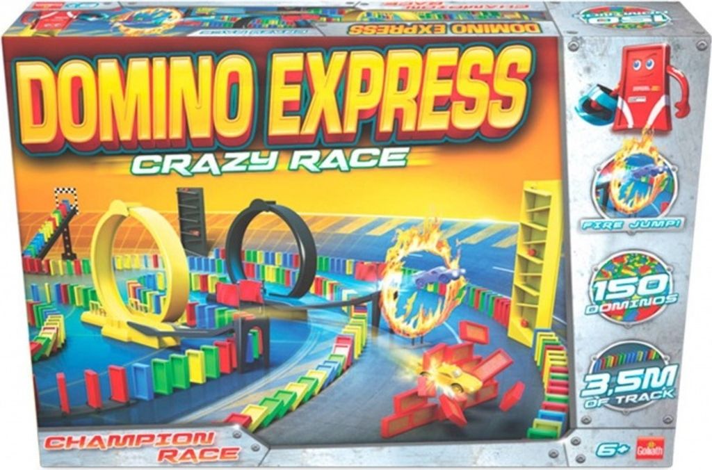 Domino Express Crazy Race, jeu de construction à partir de Image du produit 