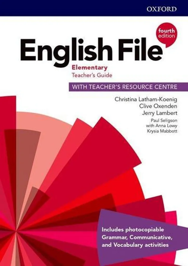 English File Elementary Teacher's Guide avec Teacher's Resource Centre