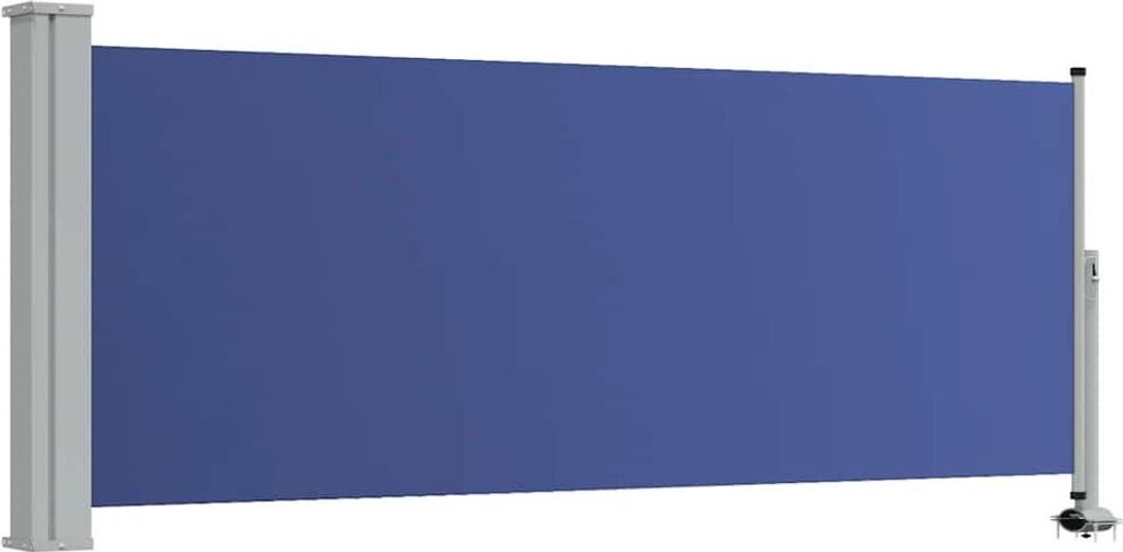 vidaXL Ausziehbare Seitenmarkise 100x300 cm Blau
