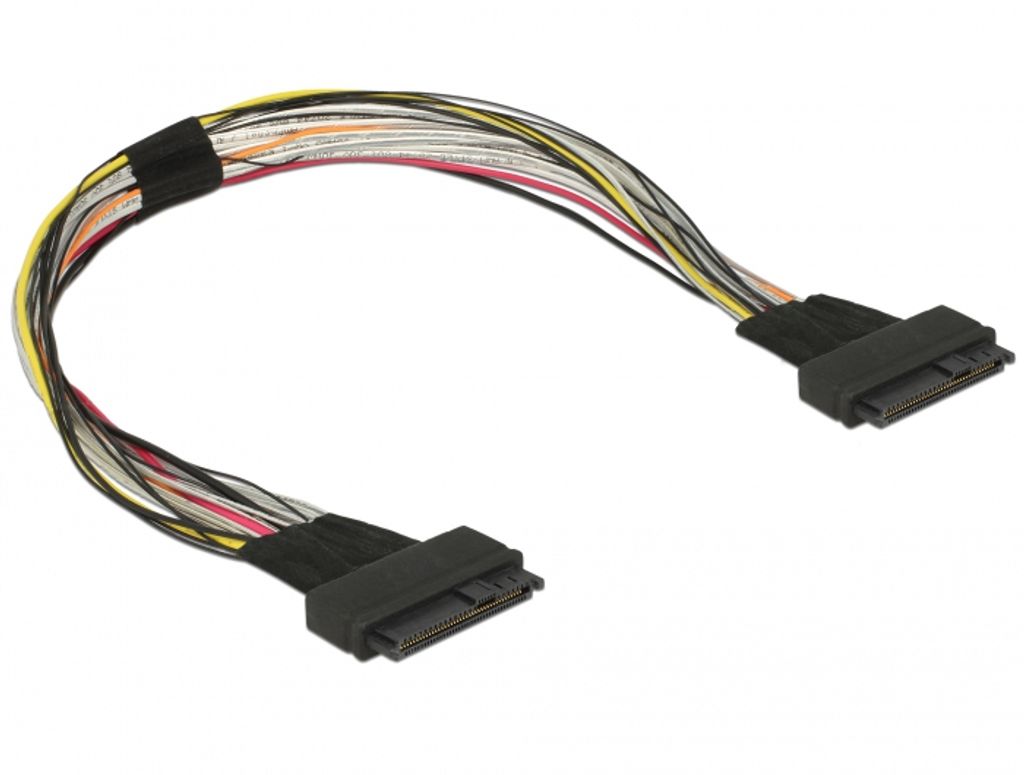 Delock 84824 - U.2 SFF-8639 - U.2 SFF-8639 - Weiblich/Weiblich - Schwarz