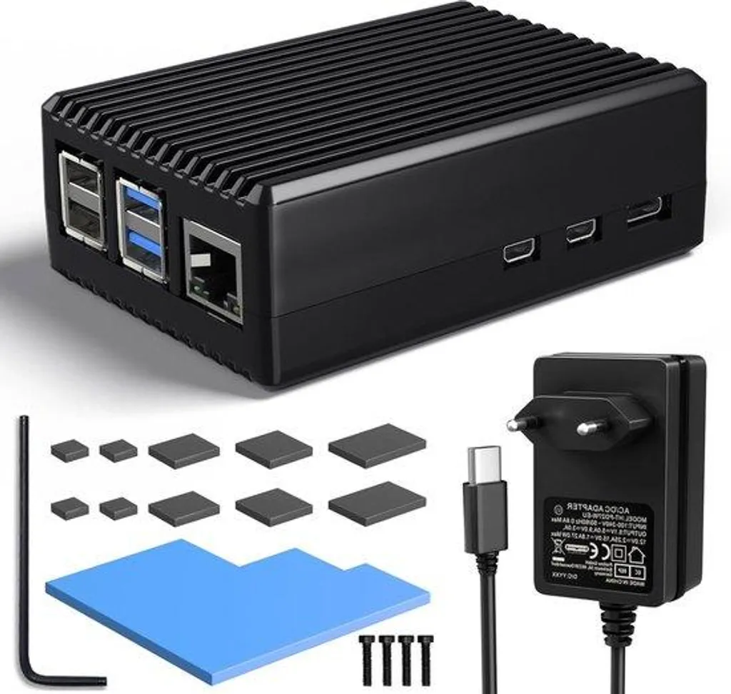 Kit alimentation GaN 27W anti-surchauffe pour Raspberry Pi 5