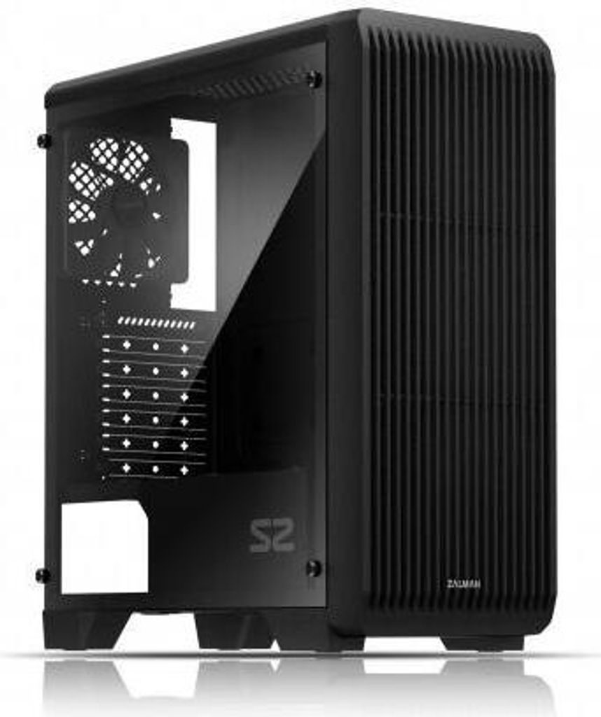 Zalman S2, Tower-Gehäuse, Midi Tower, PC, Schwarz, Produktbild 1