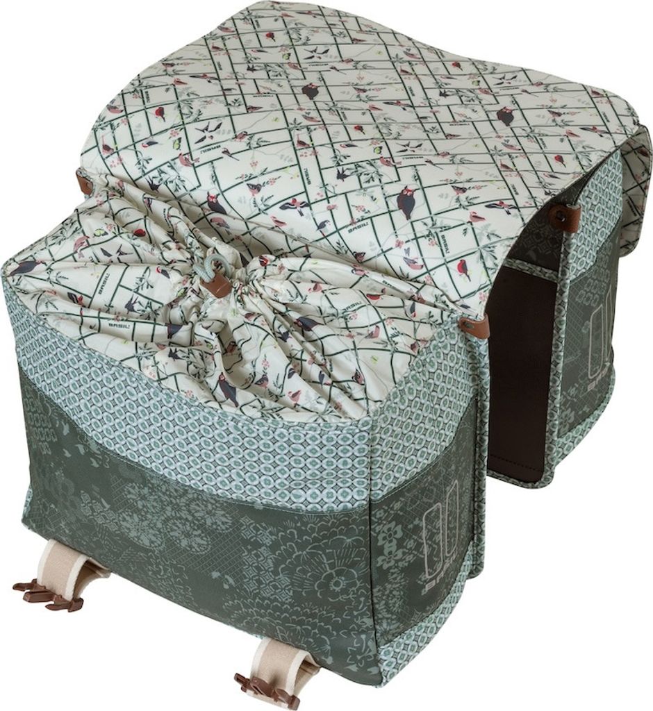 Basil Doppelpacktasche Boheme forest green mit Produktbild 5
