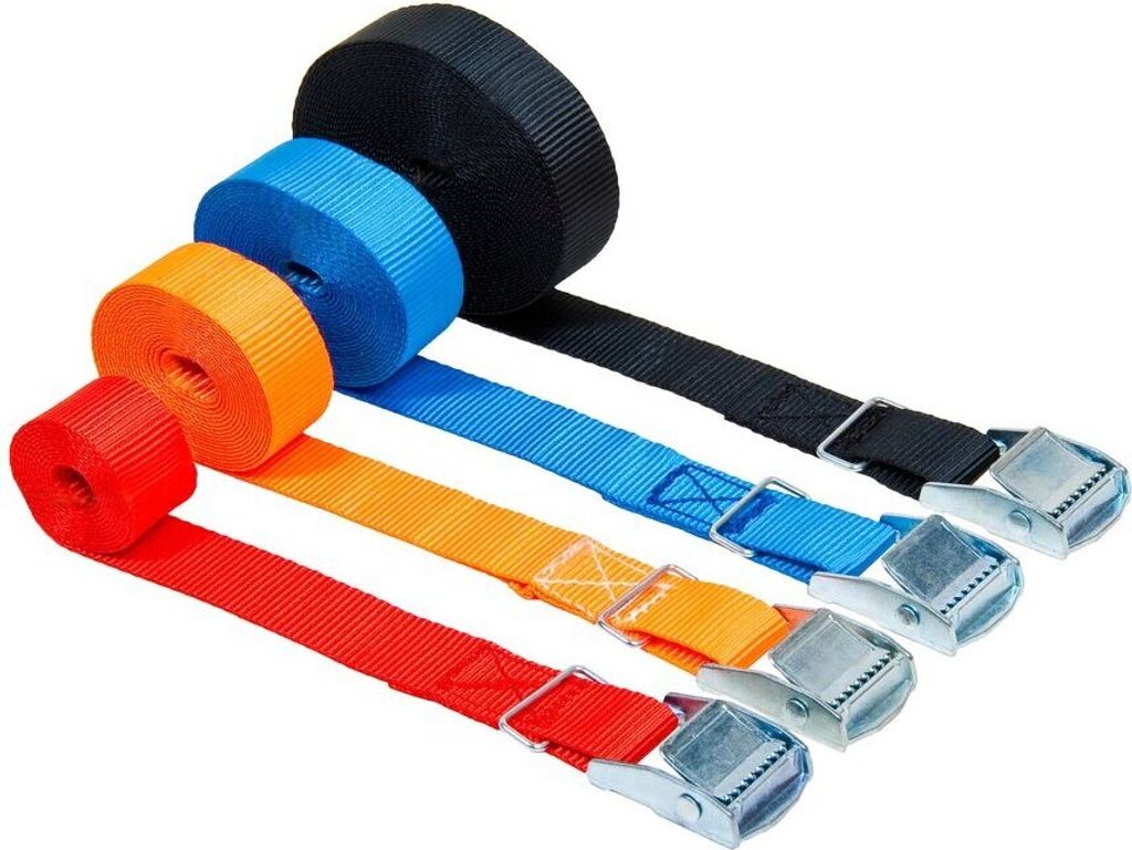 Spanngurt, Zurrgurt 25mm, 3m, 800kg Ratsche, gelb