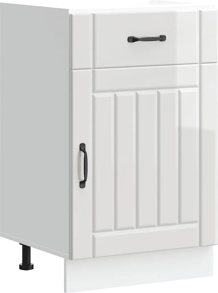 Base Cucina Lucca Bianco Lucido 80cm: Mobile Sottolavello Qualità Top