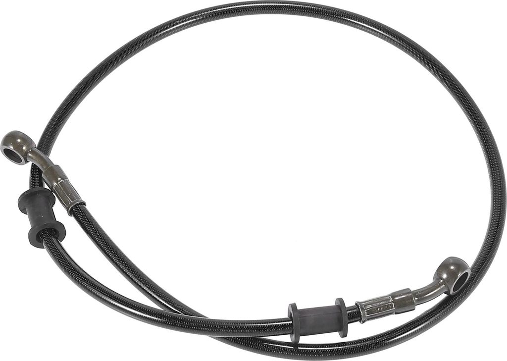 Motorrad Bremse Kupplung Schläuche Geflochten 90cm 35.43" Schwarz